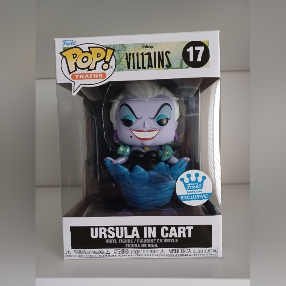 Disney Ursula In Cart From‎ The Little Mermaid 17 Trains Funko Pop Exclusive